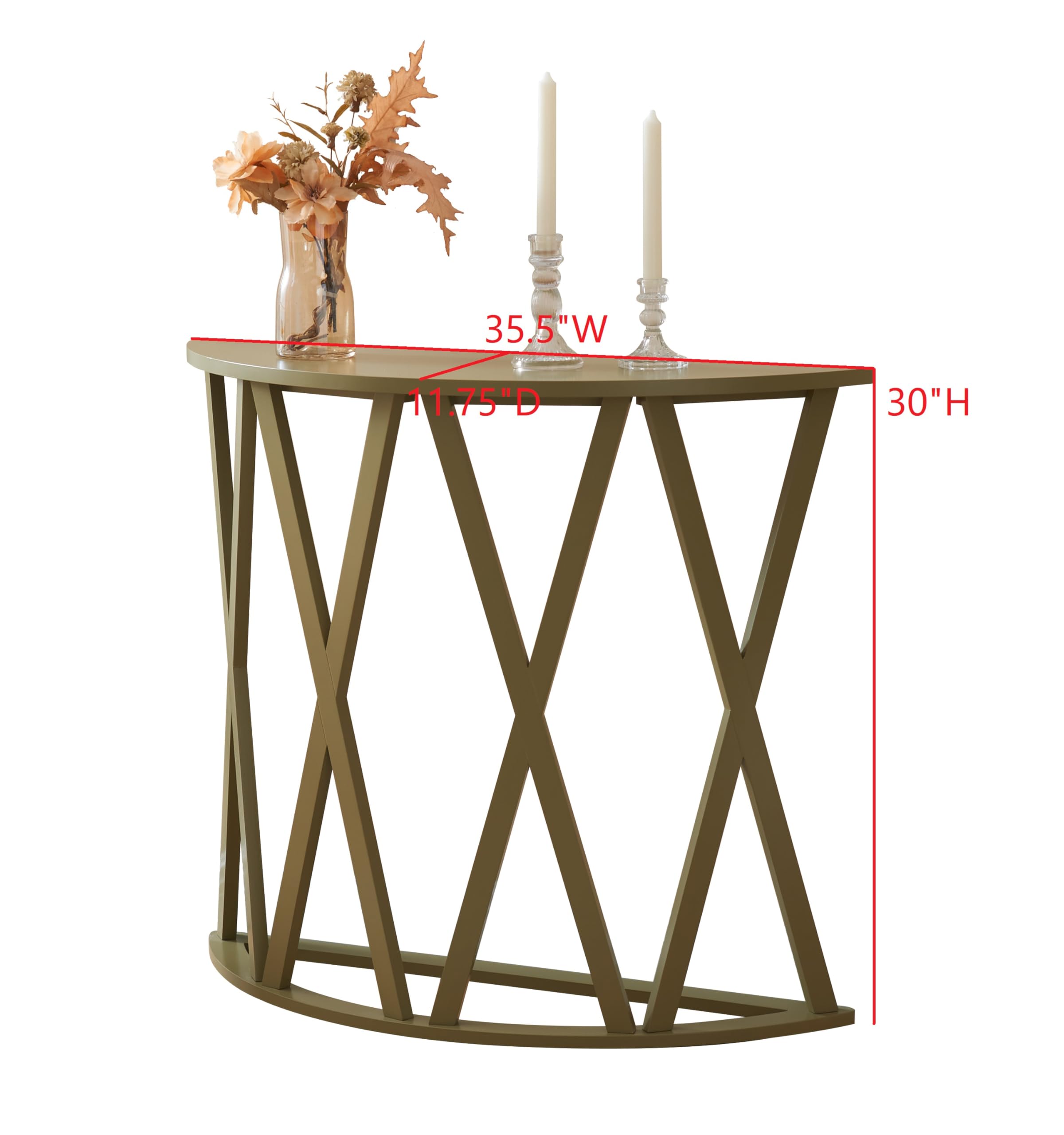 35.5"W x 11.75"D x 30"H