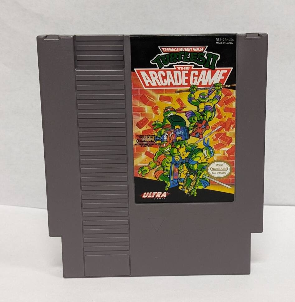 MES-2N-USA, MACH 2, JAPAN, TEENAGE MUTANT NINJA TURTLES, THE ARCADE GAME, 1000, Hintendo, N, Oficial, Nintendo, Saal - a, ULTRA, dAMIS - E (Everyone)