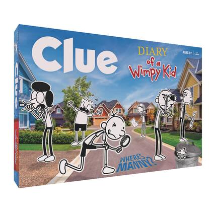 Clue DIARY of a Wimpy Kid | AGES 8+
WHERE'S MANNY?