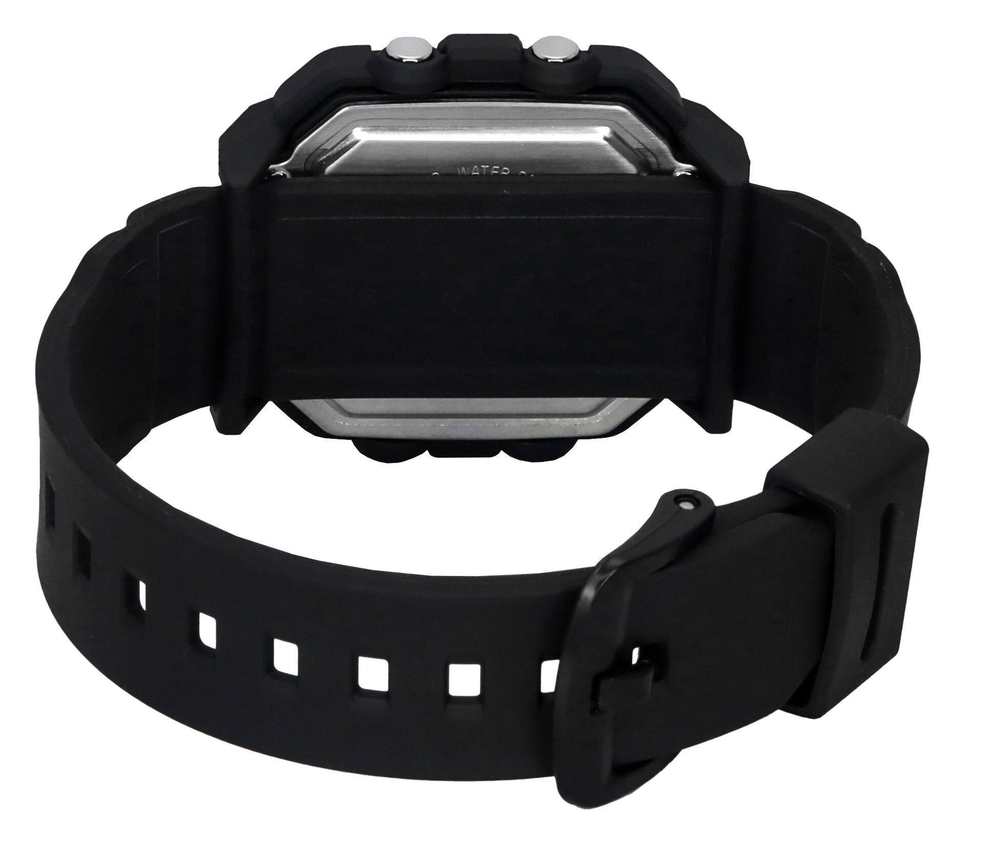 Back. Casio - Baby-G Digital Resin Strap Black Dial Quartz BGD-10-1 100M Ladies Watch - Black.