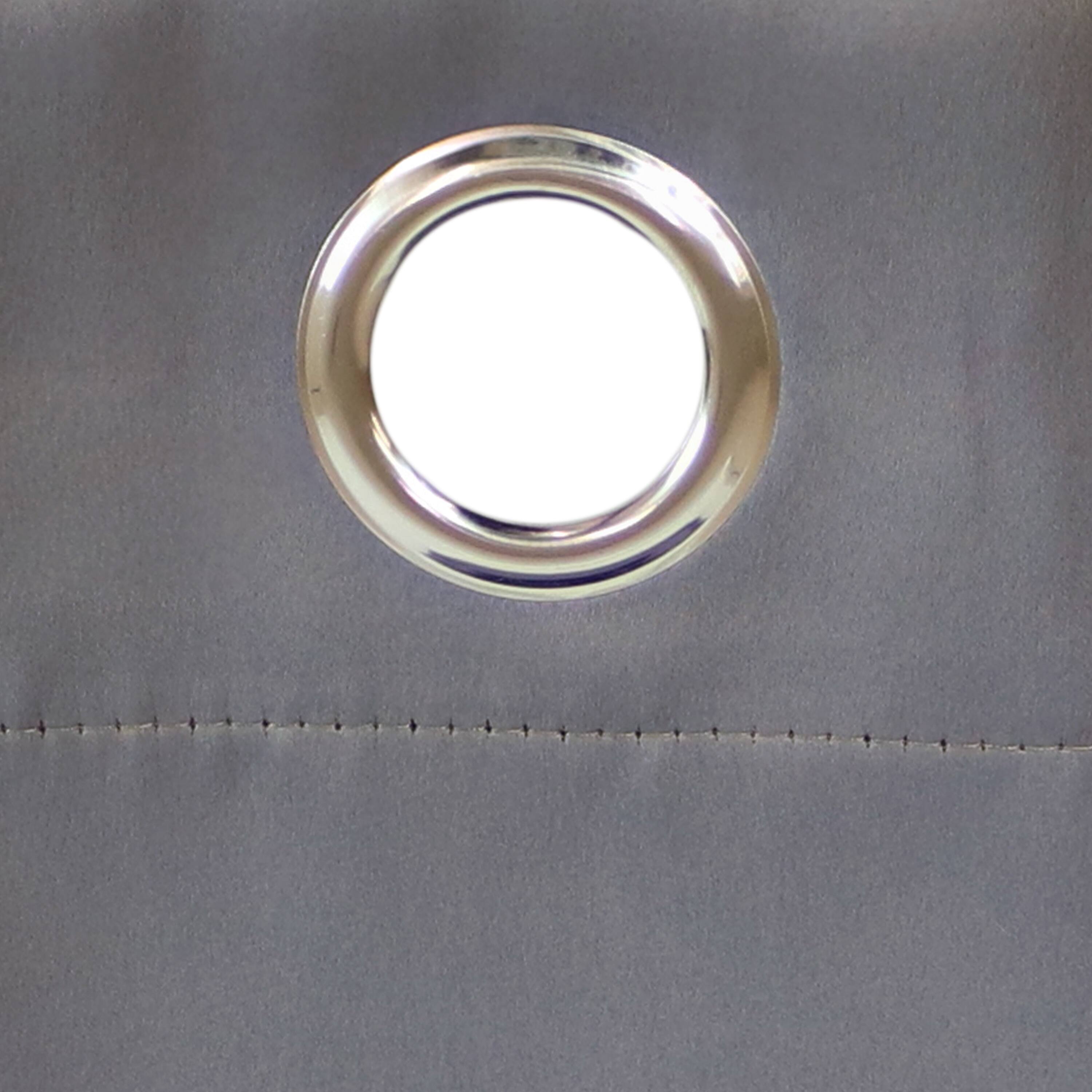 Alt View 8. Sunnydaze - Outdoor Blackout Curtain Panel - 100 in x 84 in - Gray.