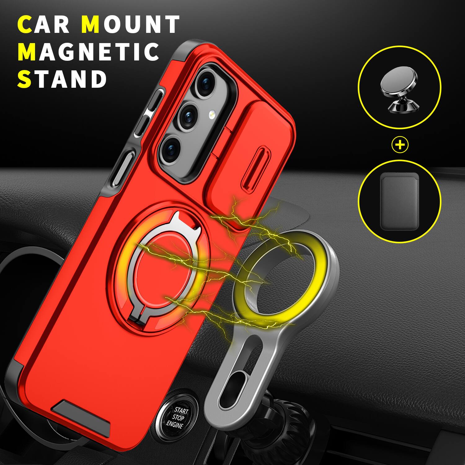 CAR MOUNT MAGNETIC STAND

START STOP ENGINE
