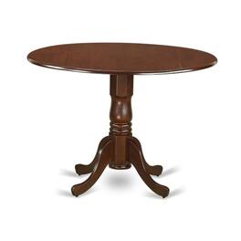 FurniFact - Elegant 3-Piece Kitchen Nook Set – High Top Table & Two Chairs - Mahogany