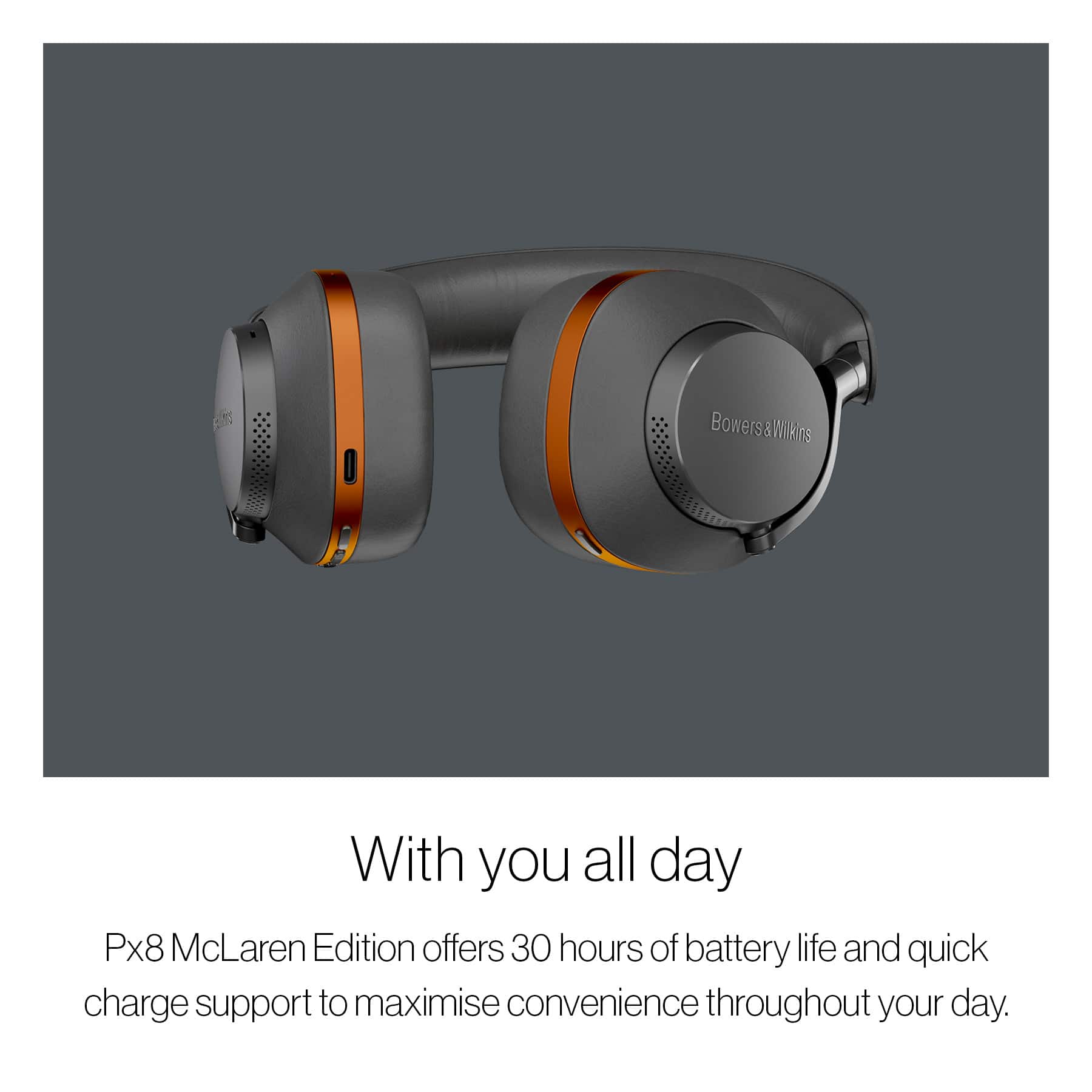 Bowers & Wilkins - Px8 McLaren Edition Over-Ear Wireless Noi