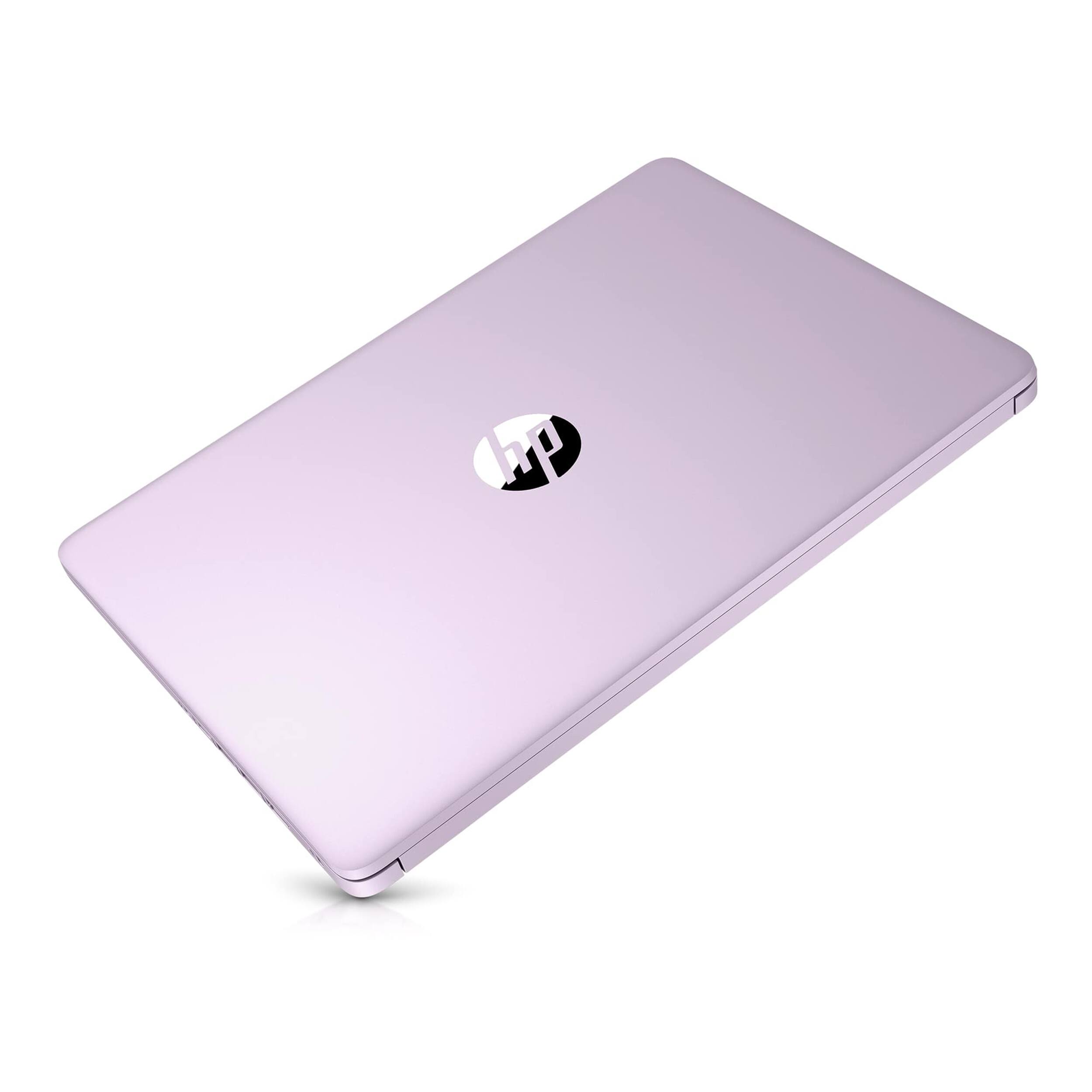 Alt View 4. HP - HP Stream 14" HD Student&Business Laptop,Intel N150 CPU,16GB RAM,128GB UFS,1 Year Office 365,Win 11s,Purple - Purple.