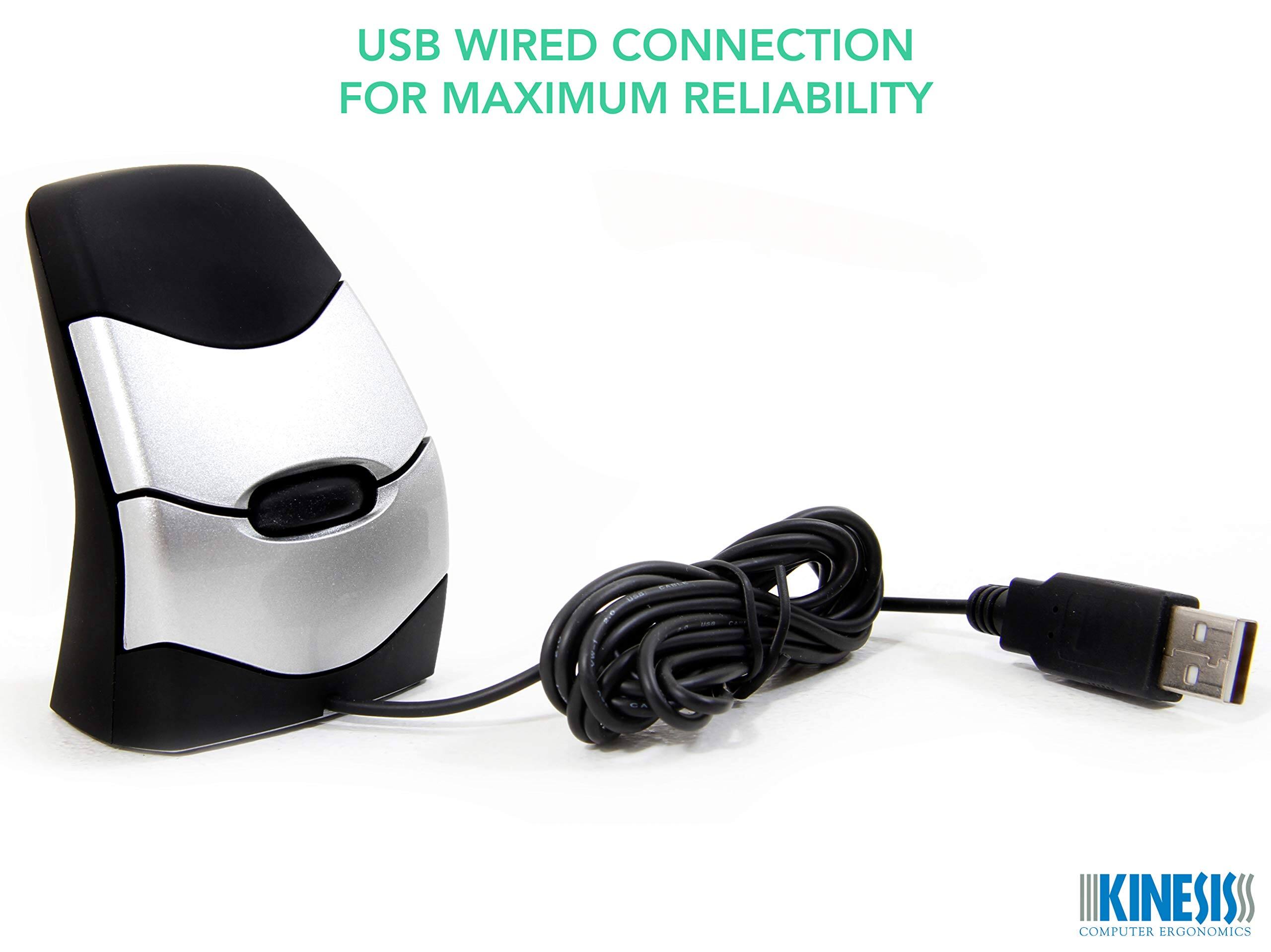 USB WIRED CONNECTION FOR MAXIMUM RELIABILITY  
KINESIS COMPUTER ERGONOMICS
