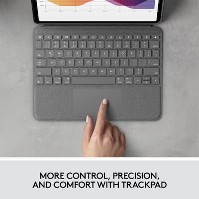 Logitech Folio Touch Keyboard Case with Trackpad for iPad Air 11 Logitech Folio Touch Keyboard Case with Trackpad for iPad Air 11