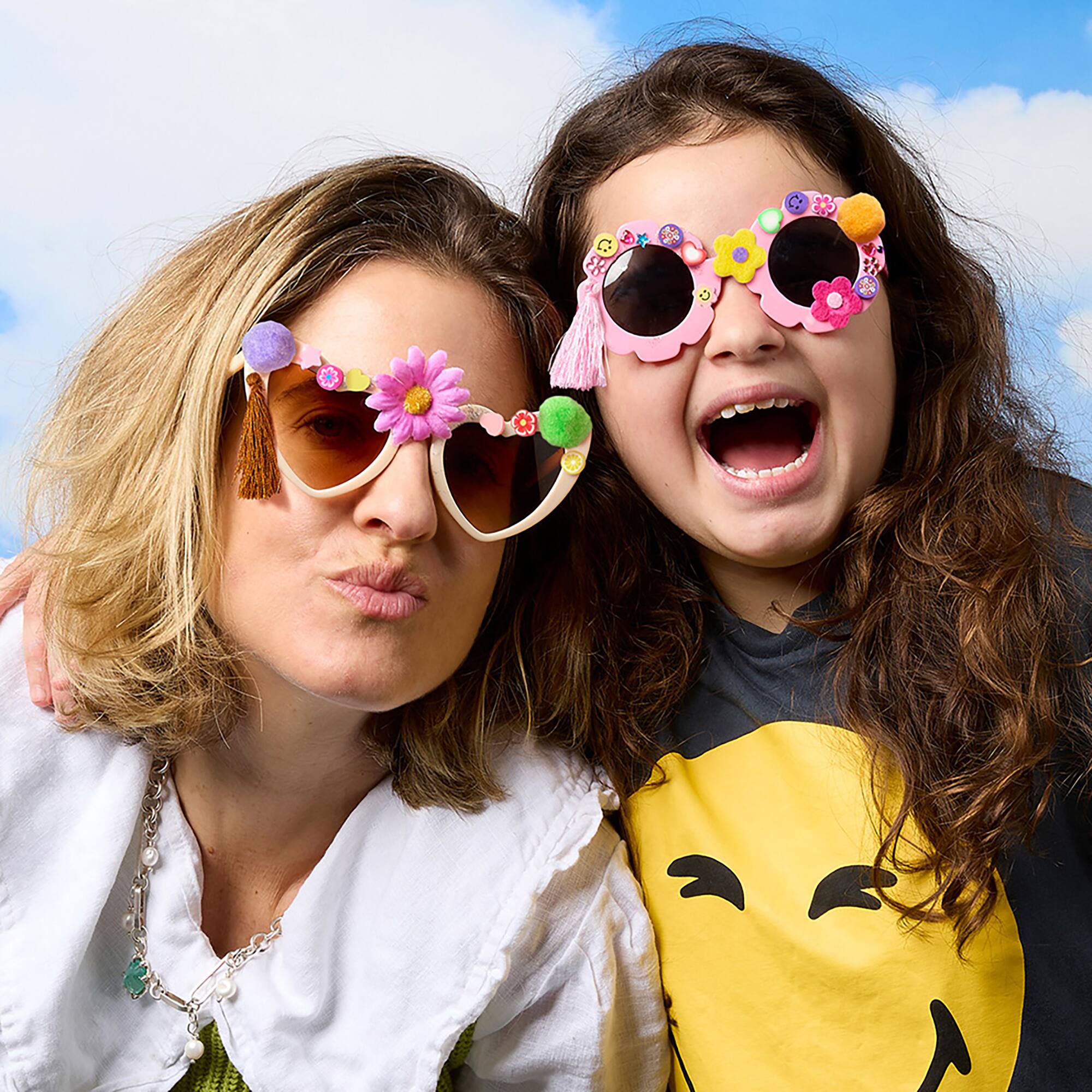 Alt View 1. Journey of Something - JOS: Decorate Your Own Sunglasses - Heart.
