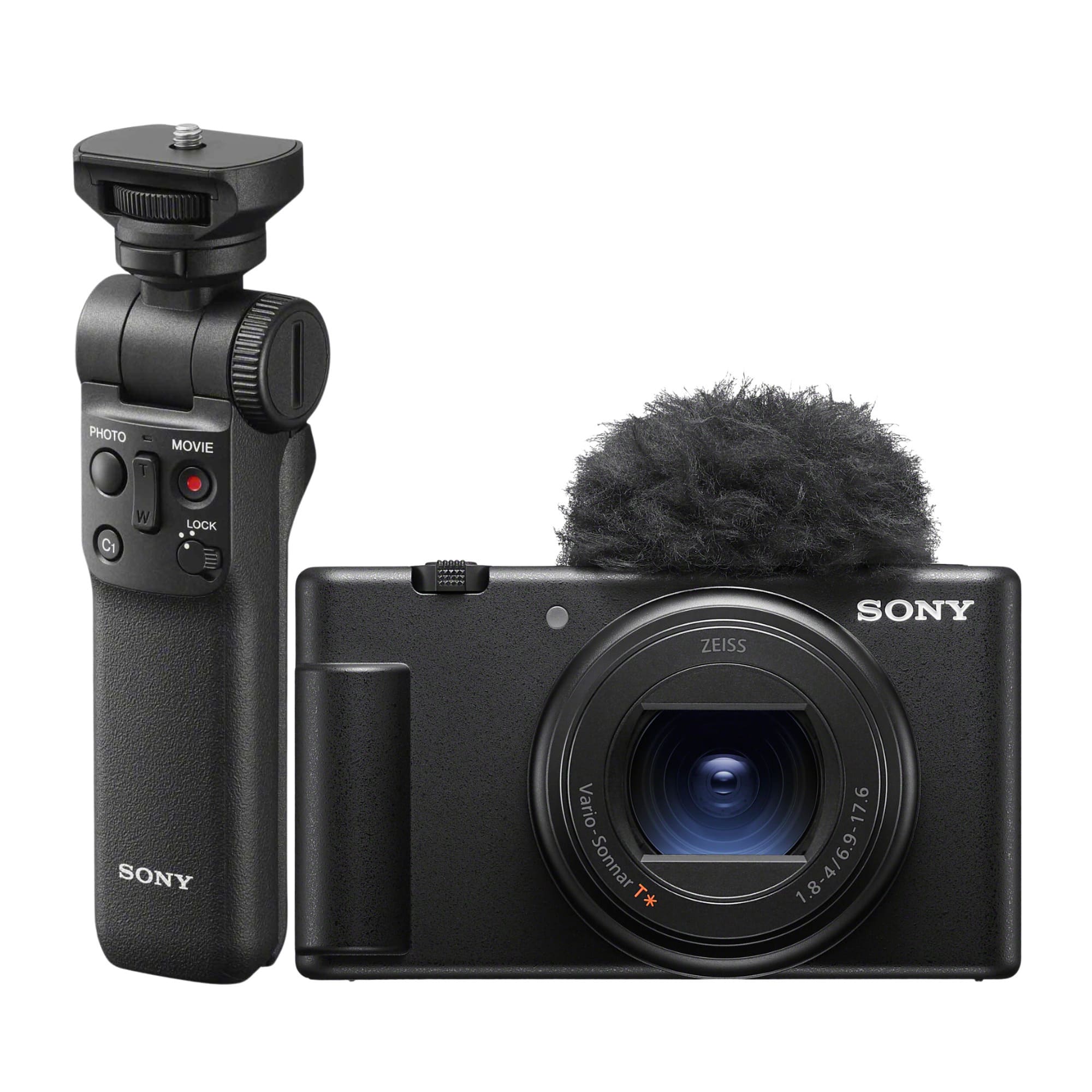 Sony - ZV-1 II Vlog Camera for Content Creators and Vloggers with Shooting Grip