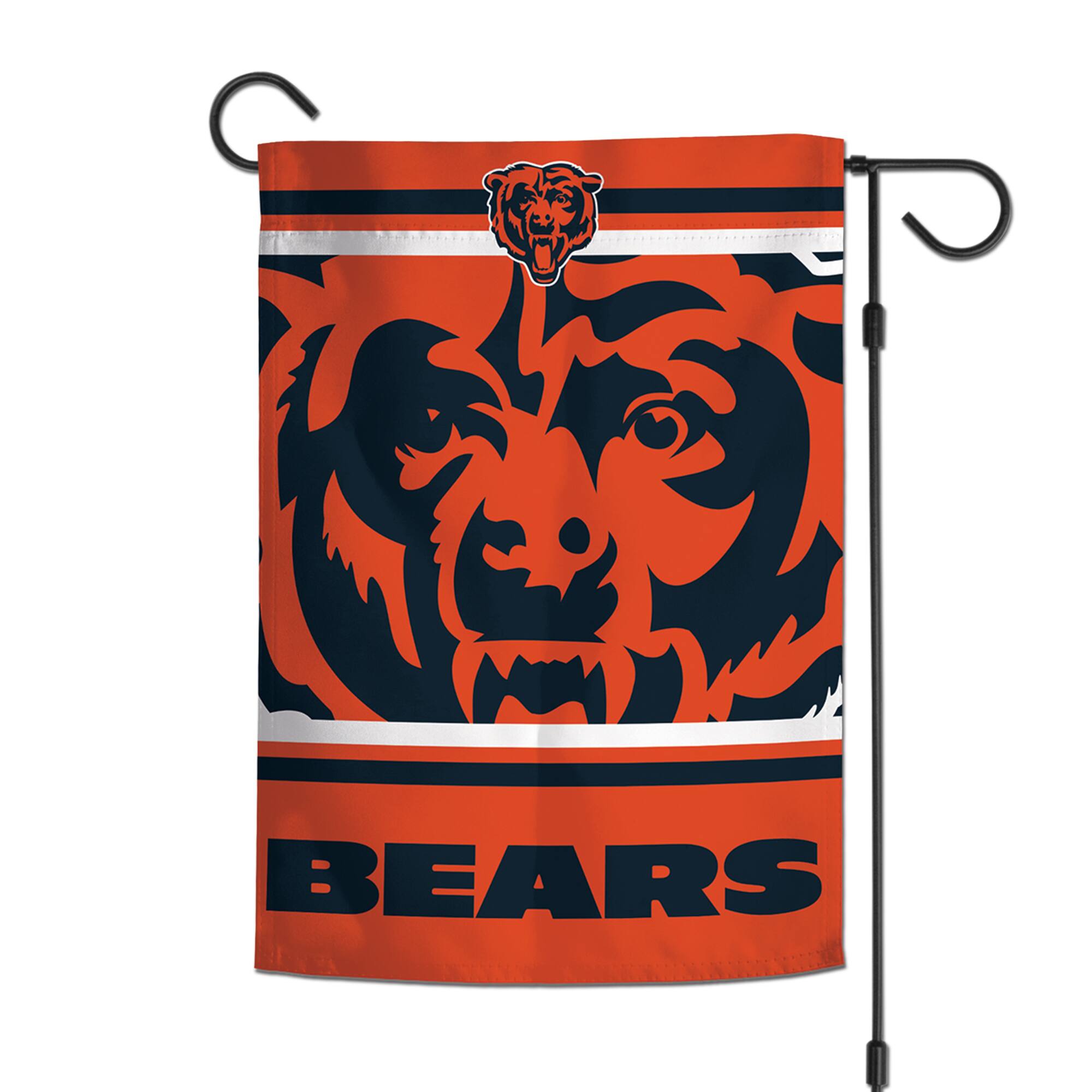 Alt View 1. WinCraft - Chicago Bears 2-Sided 12'' x 18'' Garden Flag - Multicolor.