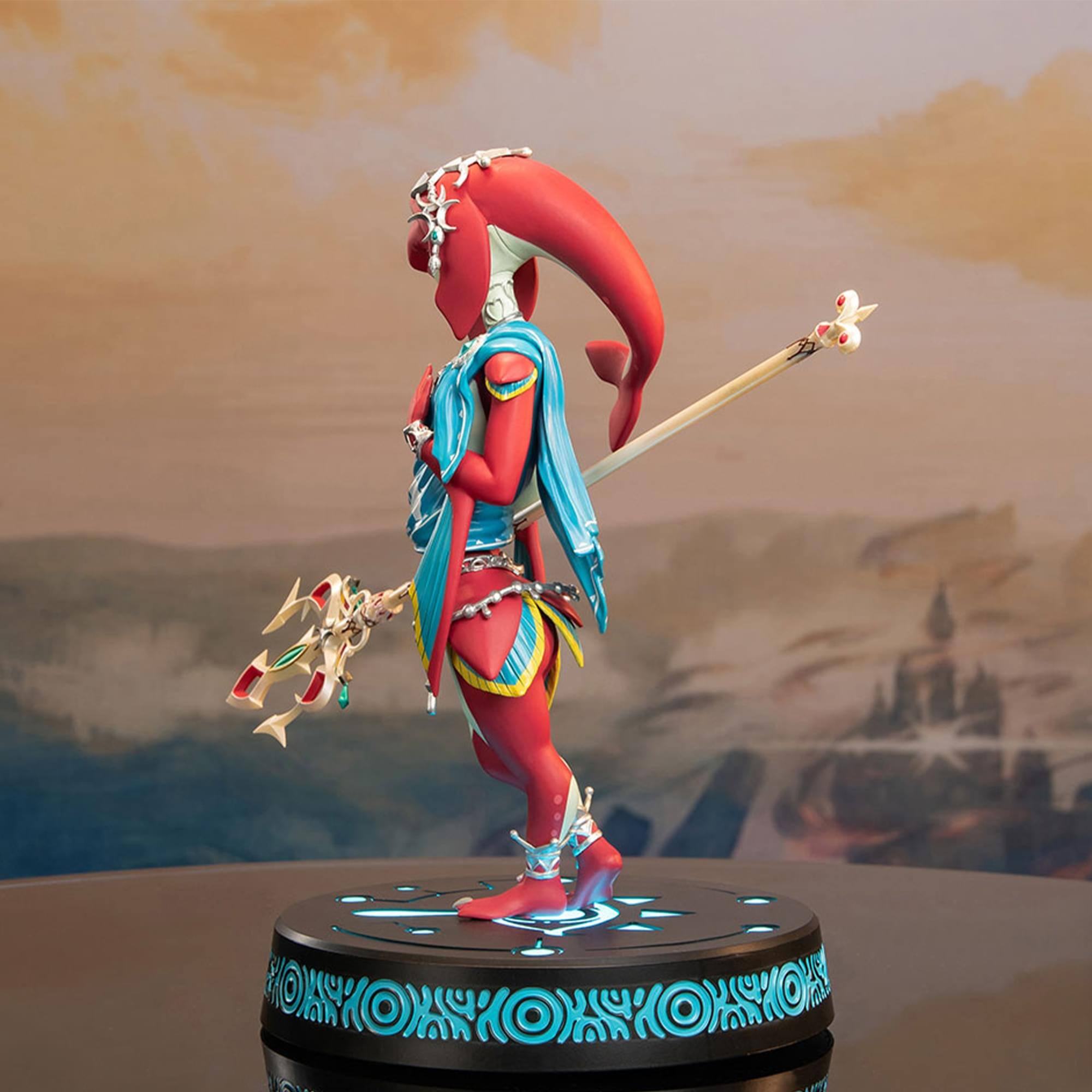 Alt View 2. First 4 Figures - Legend of Zelda Breath Of The Wild Mipha 8 Inch PVC Statue (Collector's Edition) - Multi-Colored.