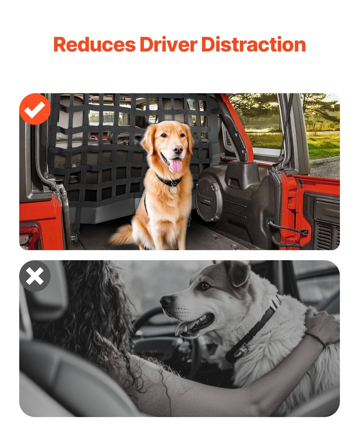 Reduces Driver Distraction

✓

Reduces Driver Distraction

✗