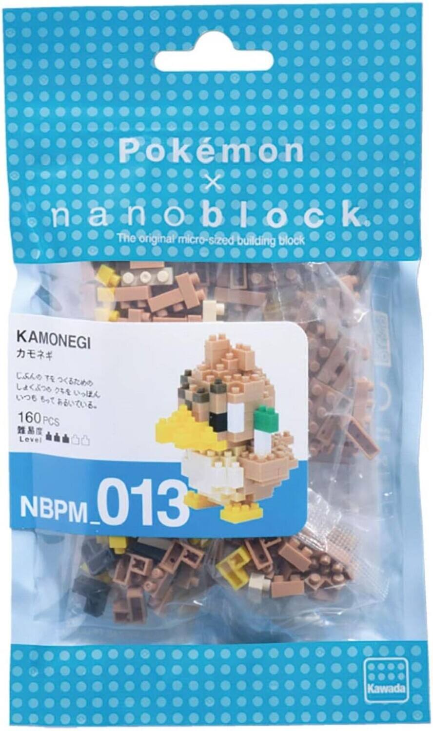 Pokemon X nanoblock. The original micro-sized building block. KAMONEGI. 160 PCS. Level NBPM_013. Kawada.