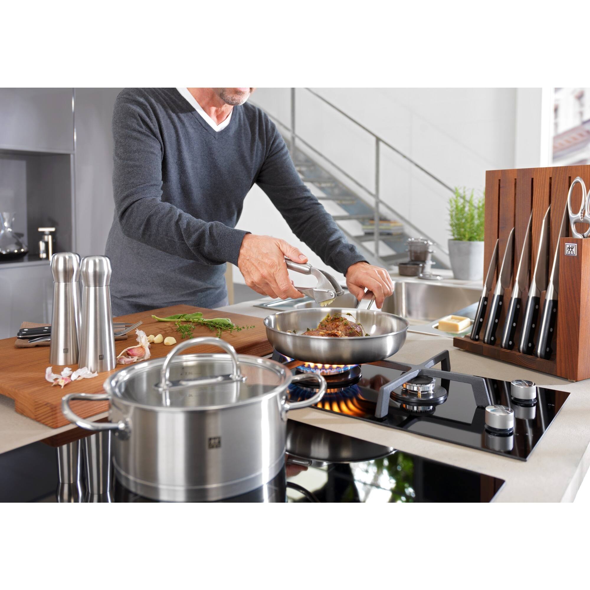 Alt View 7. ZWILLING - ZWILLING Pro Garlic Press - Stainless Steel.