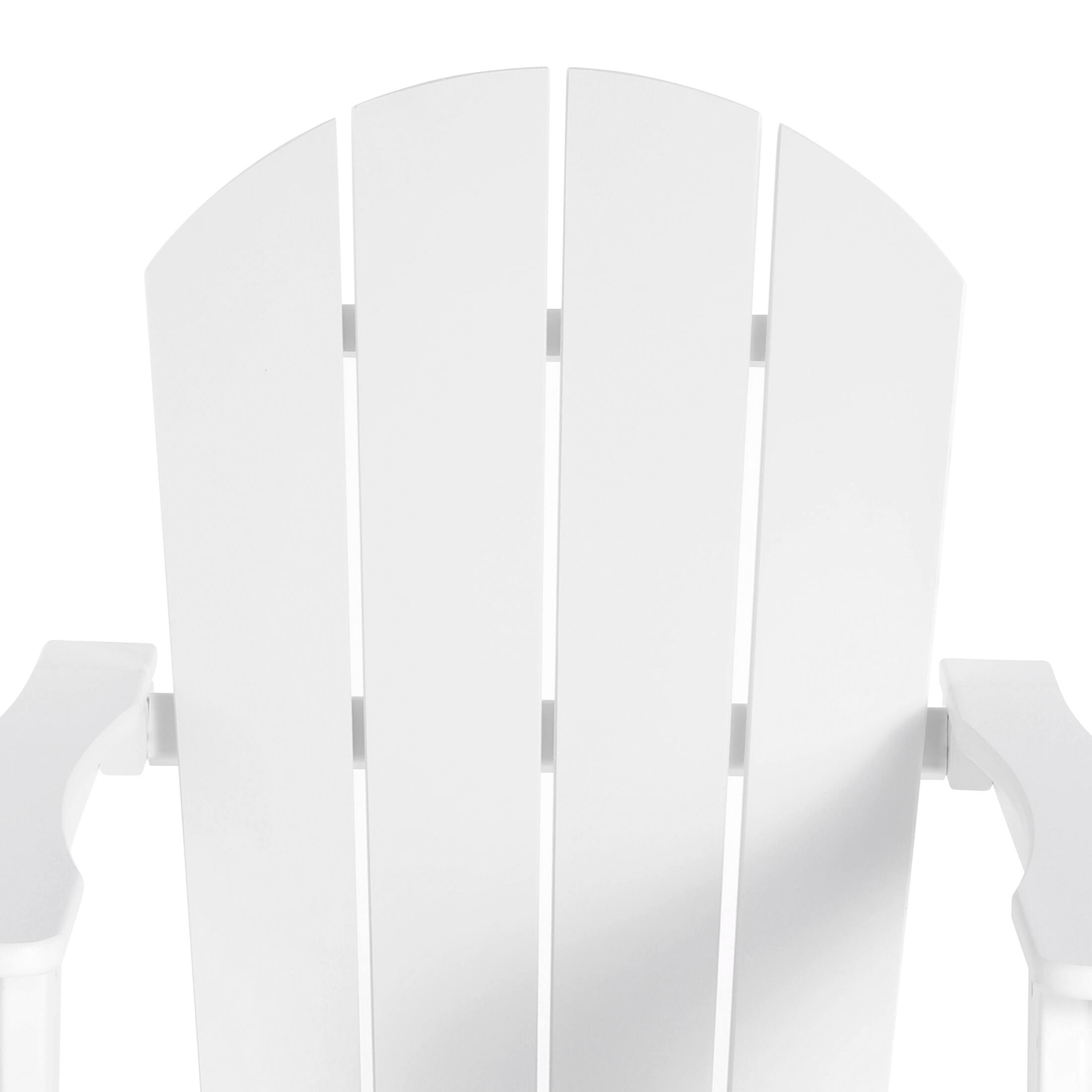 Alt View 4. WestinTrends - WestinTrends Malibu 2 piece set Outdoor / Patio Poly Adirondack rocking chairs ( 2 seater ) - White.