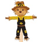 Front. Fan Creations - Iowa Hawkeyes 12" Scarecrow Yard Stake - Multicolor.