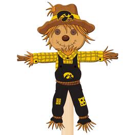 Fan Creations - Iowa Hawkeyes 12" Scarecrow Yard Stake - Multicolor