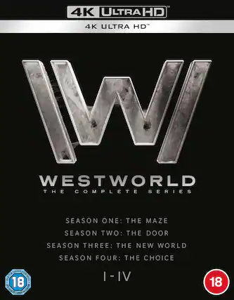 Front. Westworld: The Complete Series - 4K Blu-Ray.