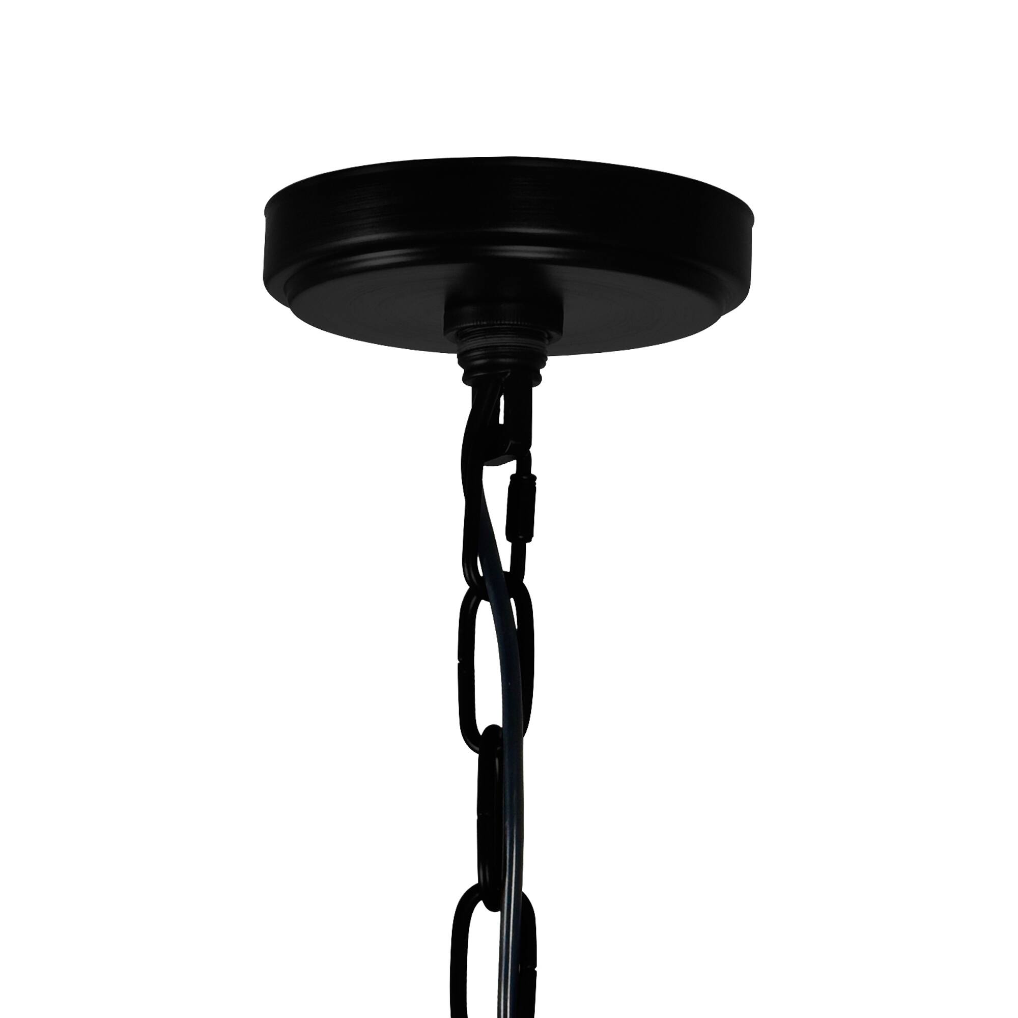 Alt View 1. CWI Lighting - Amazon 4 Light Up Pendant With Black Finish - Black.