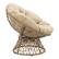 Left. OSP Home Furnishings - Papasan Chair - Cream.