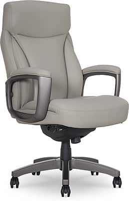 La-Z-Boy - Arcadian Ergonomic Bonded Leather Swivel Executive Chair, (60008-BGE) - Beige