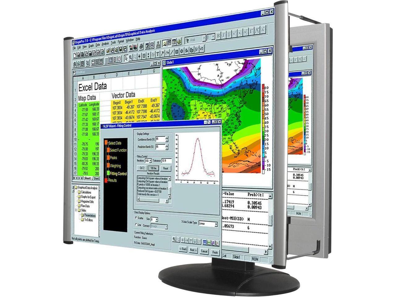 D x 20 Graphical Data Analysis

CViogan Filter Original Window

Data Analysis

Fitting

Graph

[Data]

Excel Data

Map Data

Vector Data

Latitude Longitude

BeginX BeginY

EndX EndY

-102.7388 49.257

-107.7398 43.5674

-107.7733 43.5674

-107.7733 43.5674

-107.7733 43.5674

-107.7733 43.5674

-107.7733 43.5674

-107.7733 43.5674

-107.7733 43.5674

-107.7733 43.5674

-107.7733 43.5674

-107.7733