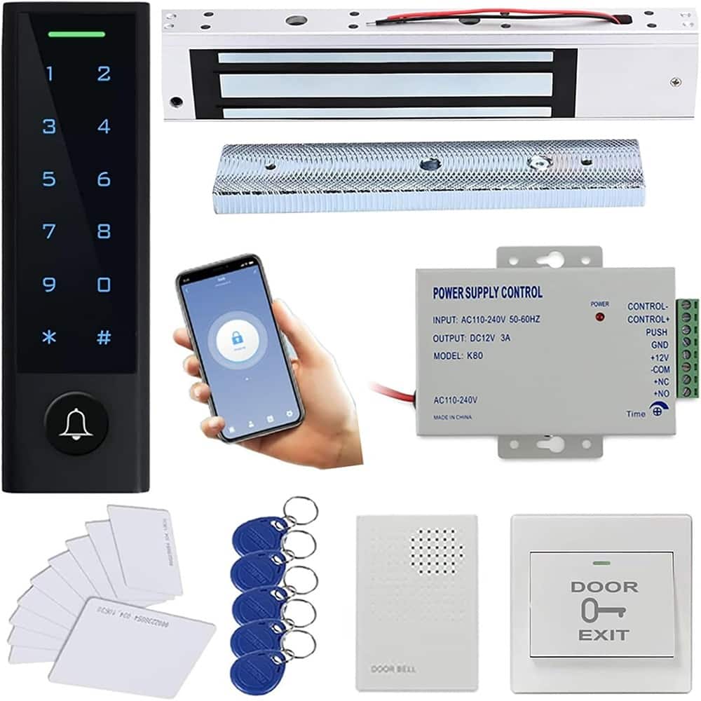 ACJPR - Wi-Fi Remote Access Control Keypad, IP66 Waterproof, 600lbs Magnetic Lock