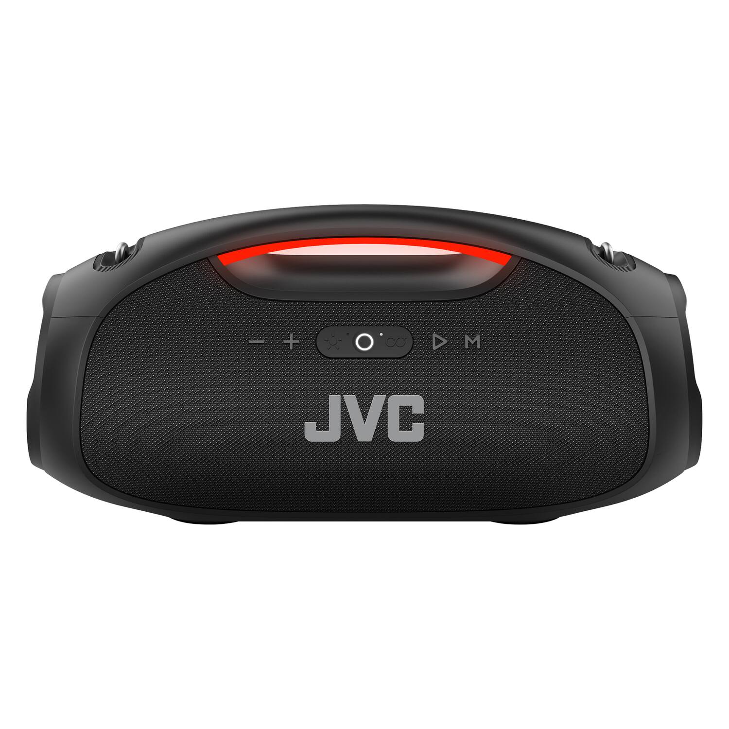 Left. JVC - Jvc Sp-pa15bt Portable Bluetooth Speaker With Led Lights And Speakerphone, True Wireless, Black, Sp-pa15bt - Black.