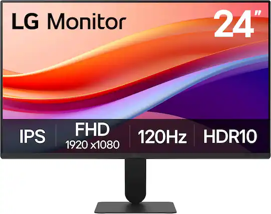 LG Monitor 24" IPS FHD 1920 x 1080 120Hz HDR10