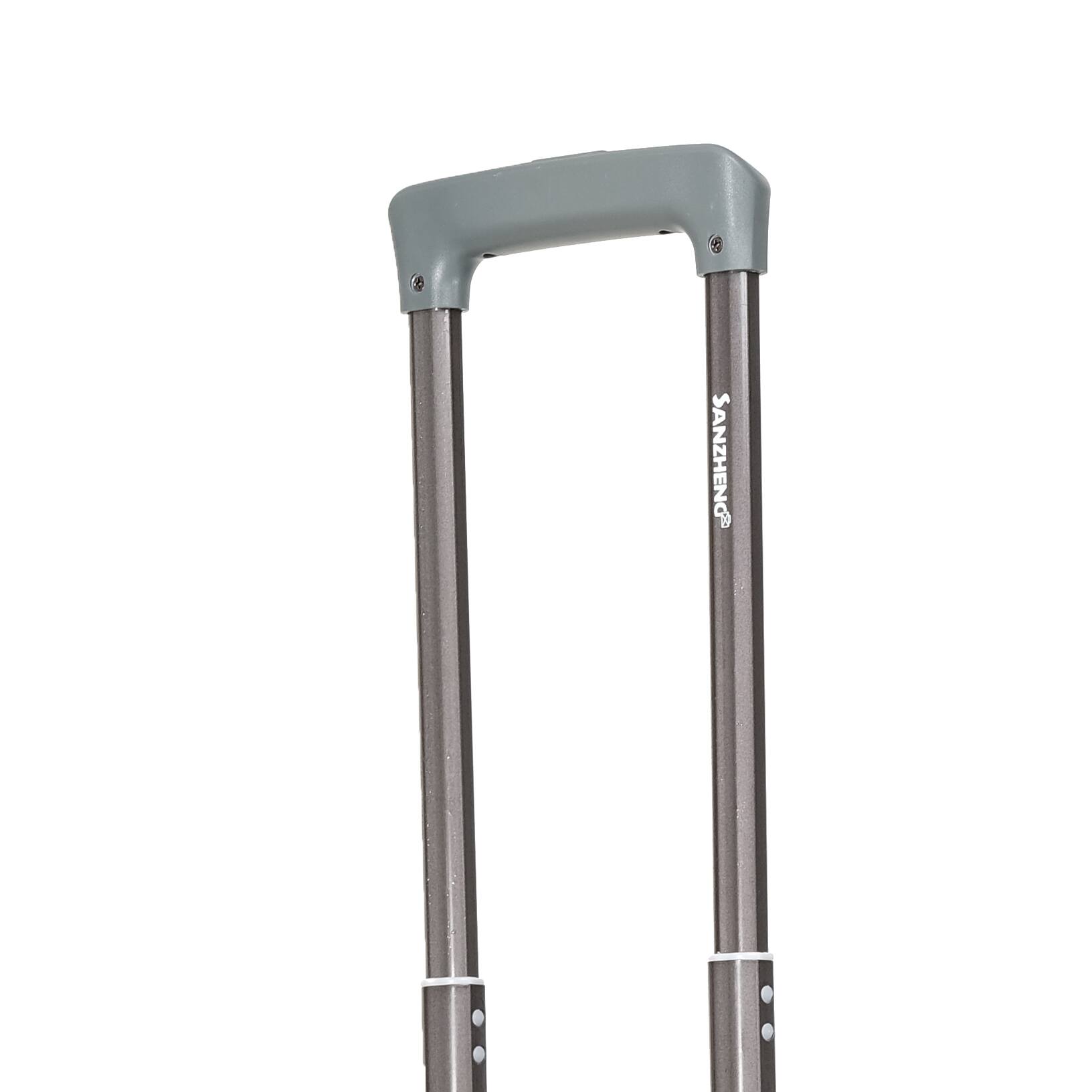 Alt View 3. LOVMOR - Lovmor 3-Piece PP Luggage Set 20/24/28"  Spinner - Light Gray.