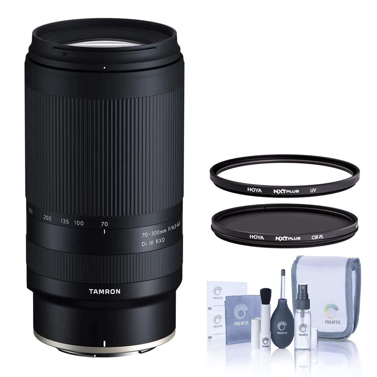 Bundle - Tamron - 70-300mm f/4.5-6.3 Di III RXD Lens for Nikon Z with Filter Kit
