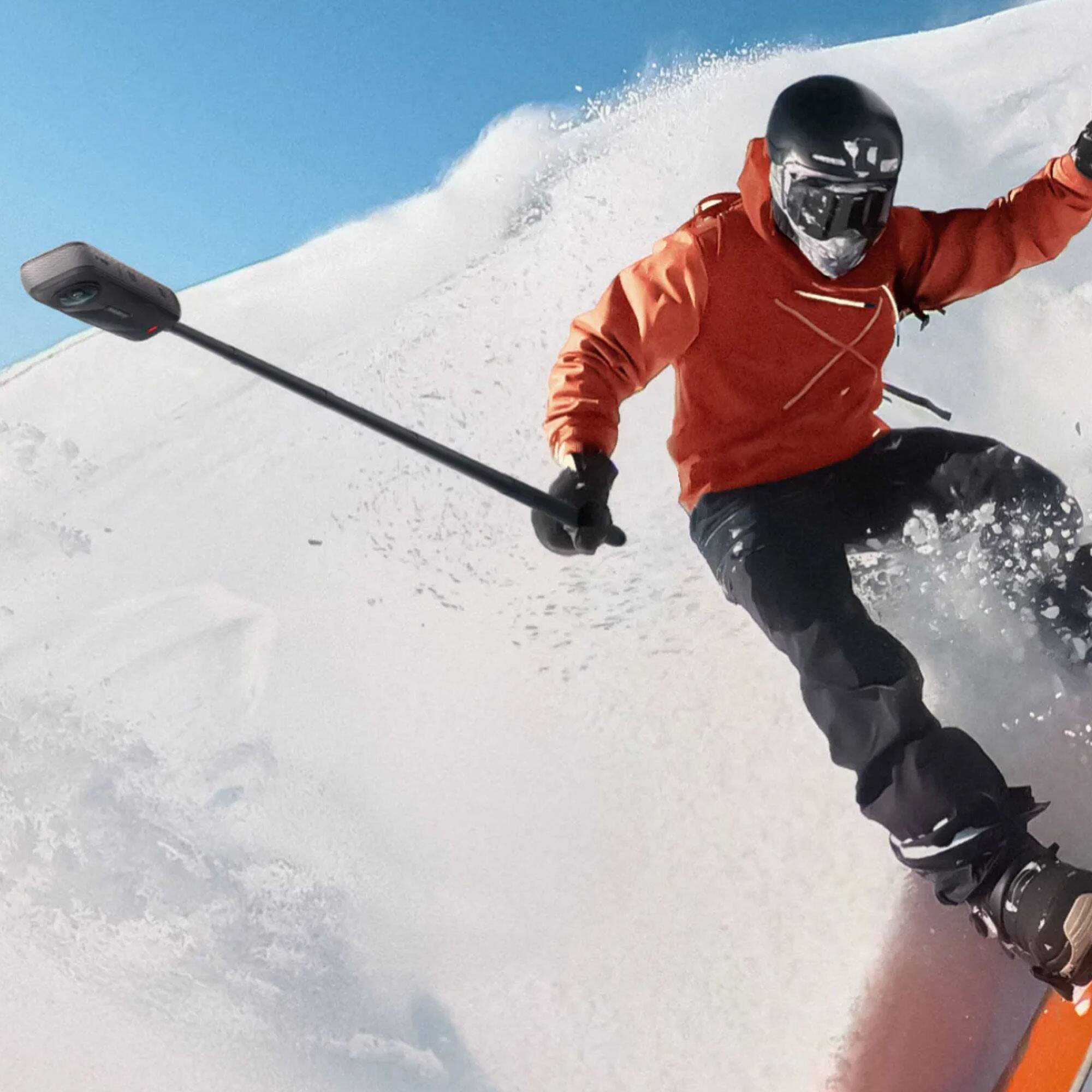 Alt View 3. Insta360 - Insta360 X5 - 8K 360° Action Camera Bundle - Black.