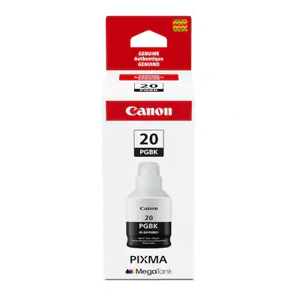 - Genuine Authentique Genuino
- Canon 20 PGGBK
- PIXMA MegaTank