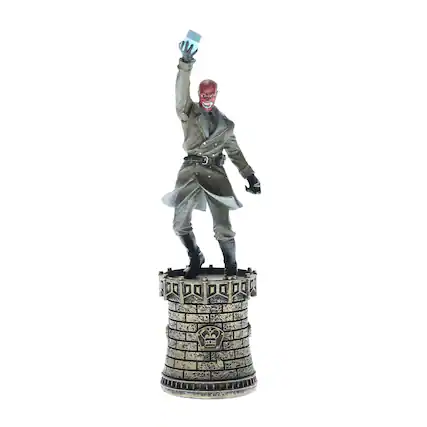 Front. Marvel - Marvel Chess Collection #7 Red Skull (King) | Chess Piece Only.