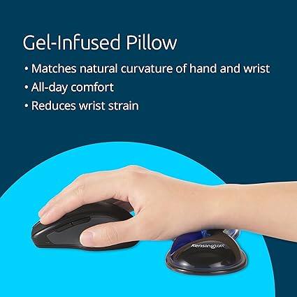 Gel-Infused Pillow

- Matches natural curvature of hand and wrist
- All-day comfort
- Reduces wrist strain