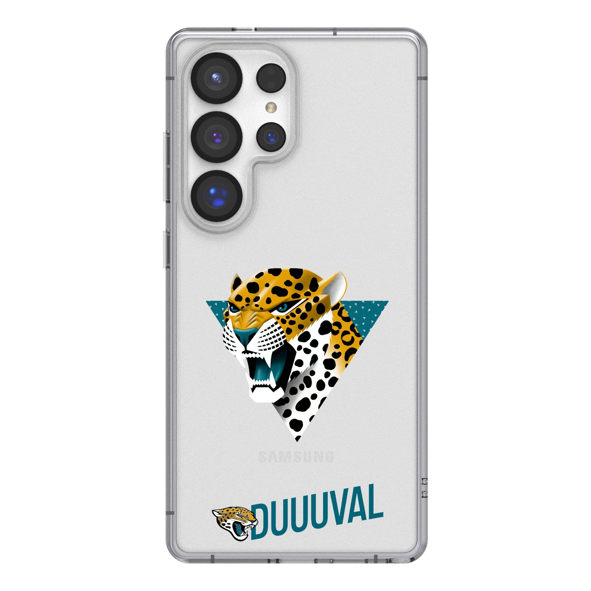 Keyscaper - NFL - Jacksonville Jaguars - Galaxy Clear Case - S25 - Multicolor
