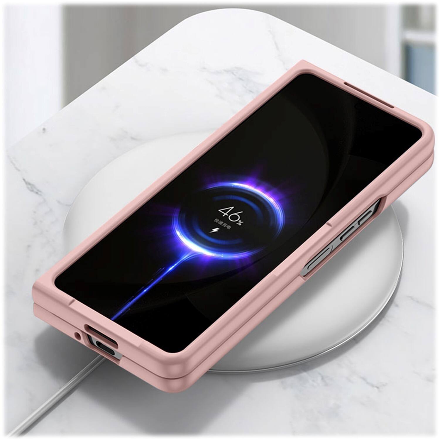 Alt View 15. SaharaCase - Venture Series Slim Case for Samsung Galaxy Z Fold6 - Desert Rose.
