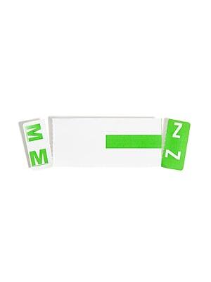 Alt View 7. Smead - Smead AlphaZ NCC Hand Written Identification & Color Coding Label, 3 5/8" x 1 5/32", Light Green/White, 100/Pack (67164) - Multicolor.