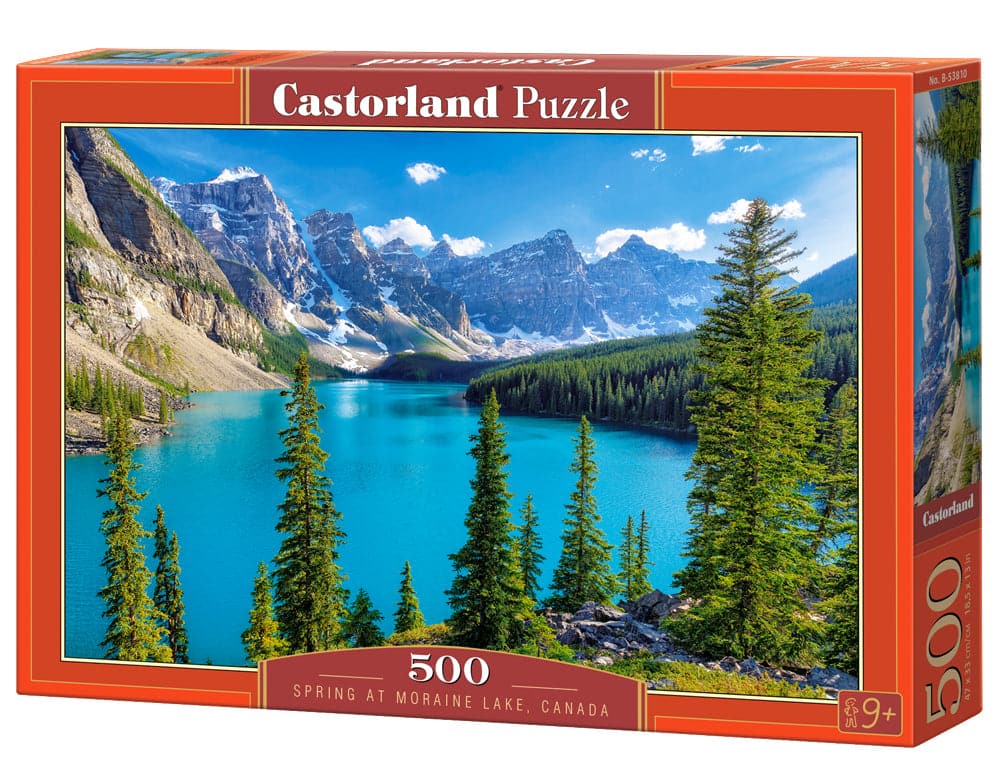 Castorland - 500 Piece Jigsaw Puzzles, Spring at Moraine Lake, Canada, Mountain view, Landscape puzzle, B-53810 - Red price history on PriceWatchPro