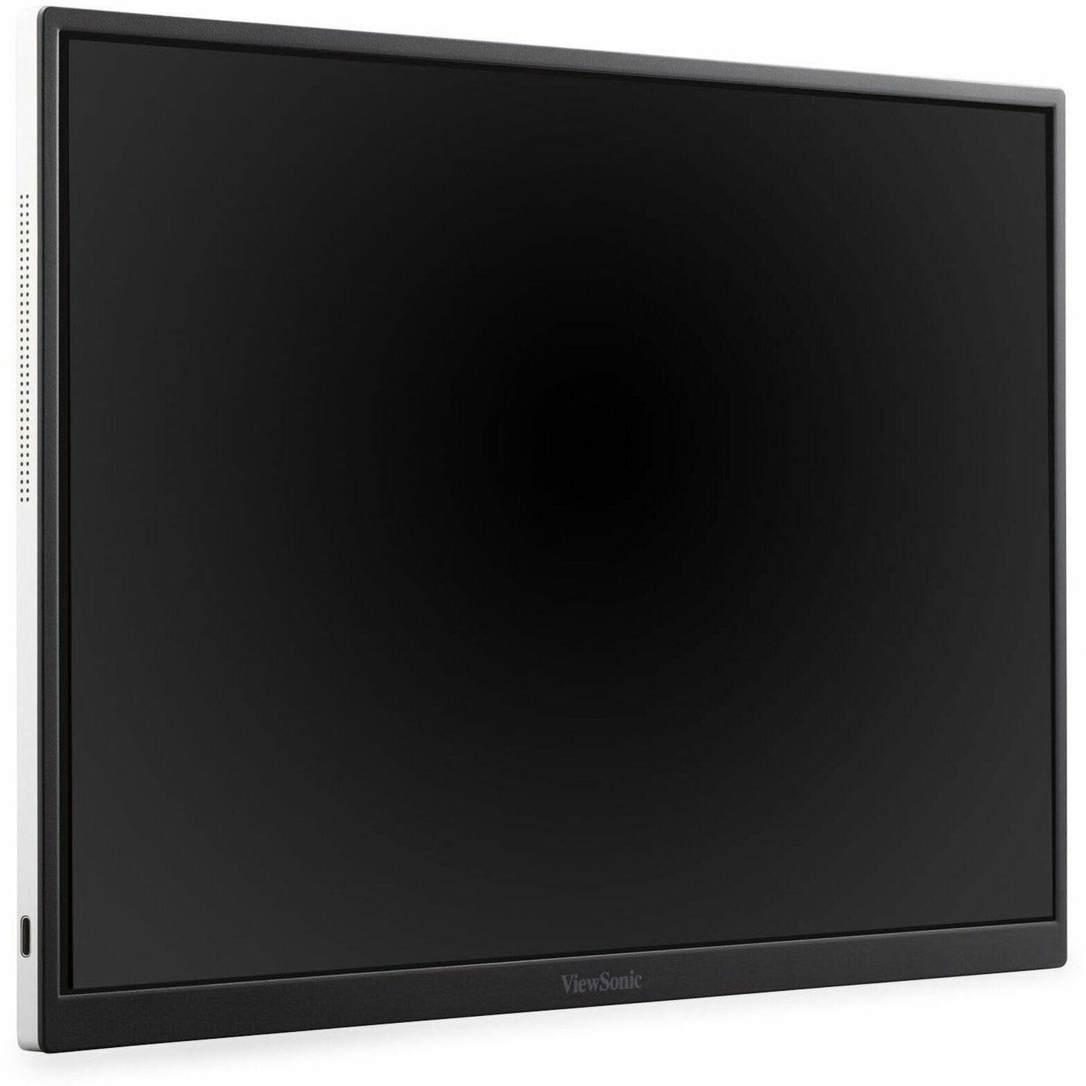 Alt View 19. ViewSonic - VG1656N 16" IPS LCD 1200P Wireless Portable Monitor (USB-C) - Black.