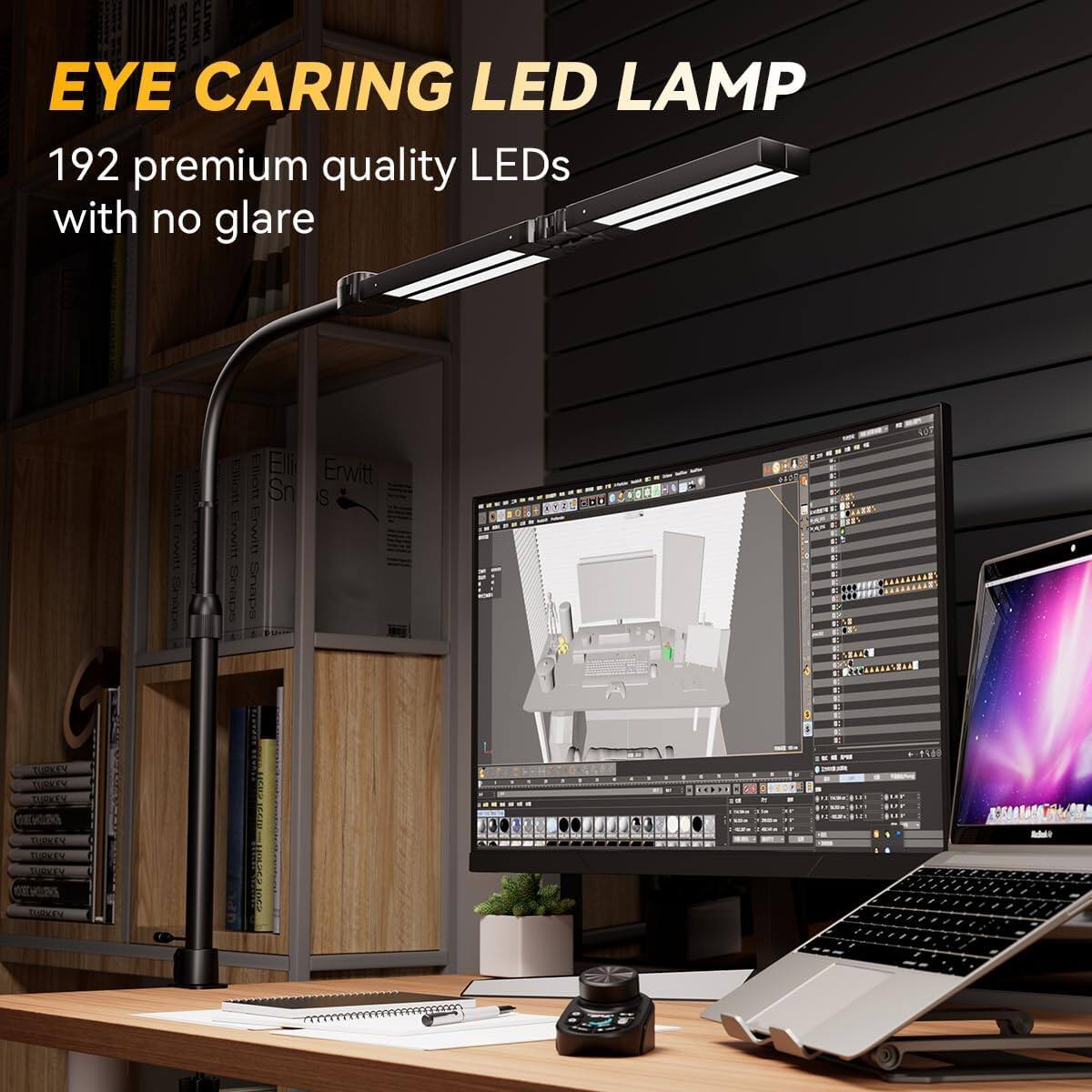 EYE CARING LED LAMP  
192 premium quality LEDs with no glare