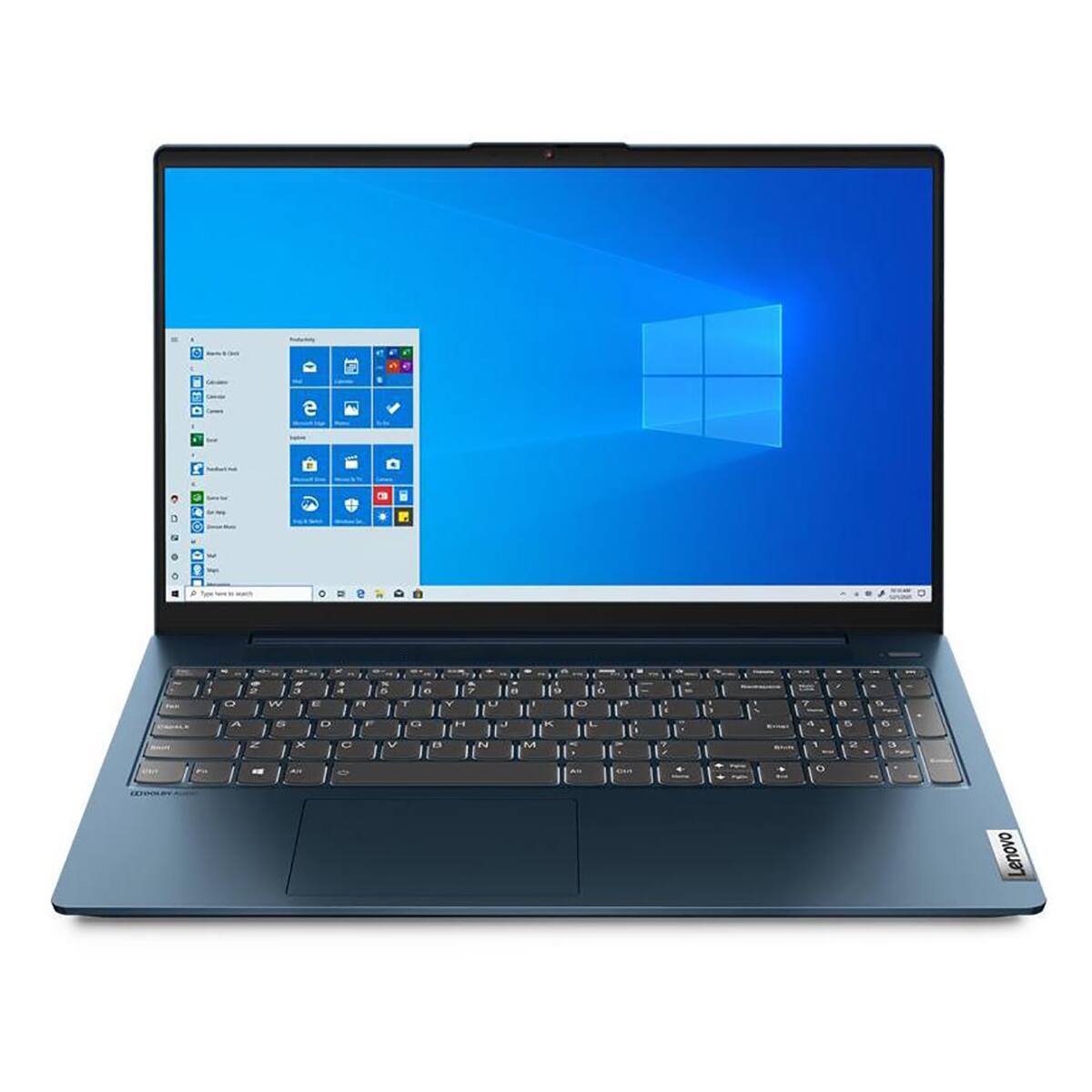 Front. Lenovo - Refurbished IdeaPad 5i 15.6" Laptop Intel Core i7-1165G7 12GB Ram 512GB SSD W11H - Black.