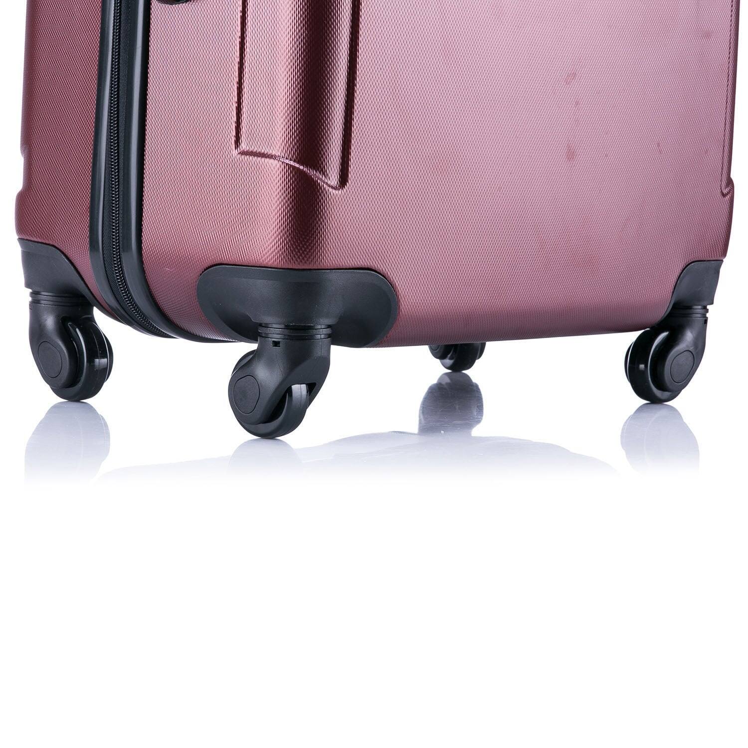 Alt View 4. InUSA - Pilot lightweight hardside spinner luggage 28" - WINE.