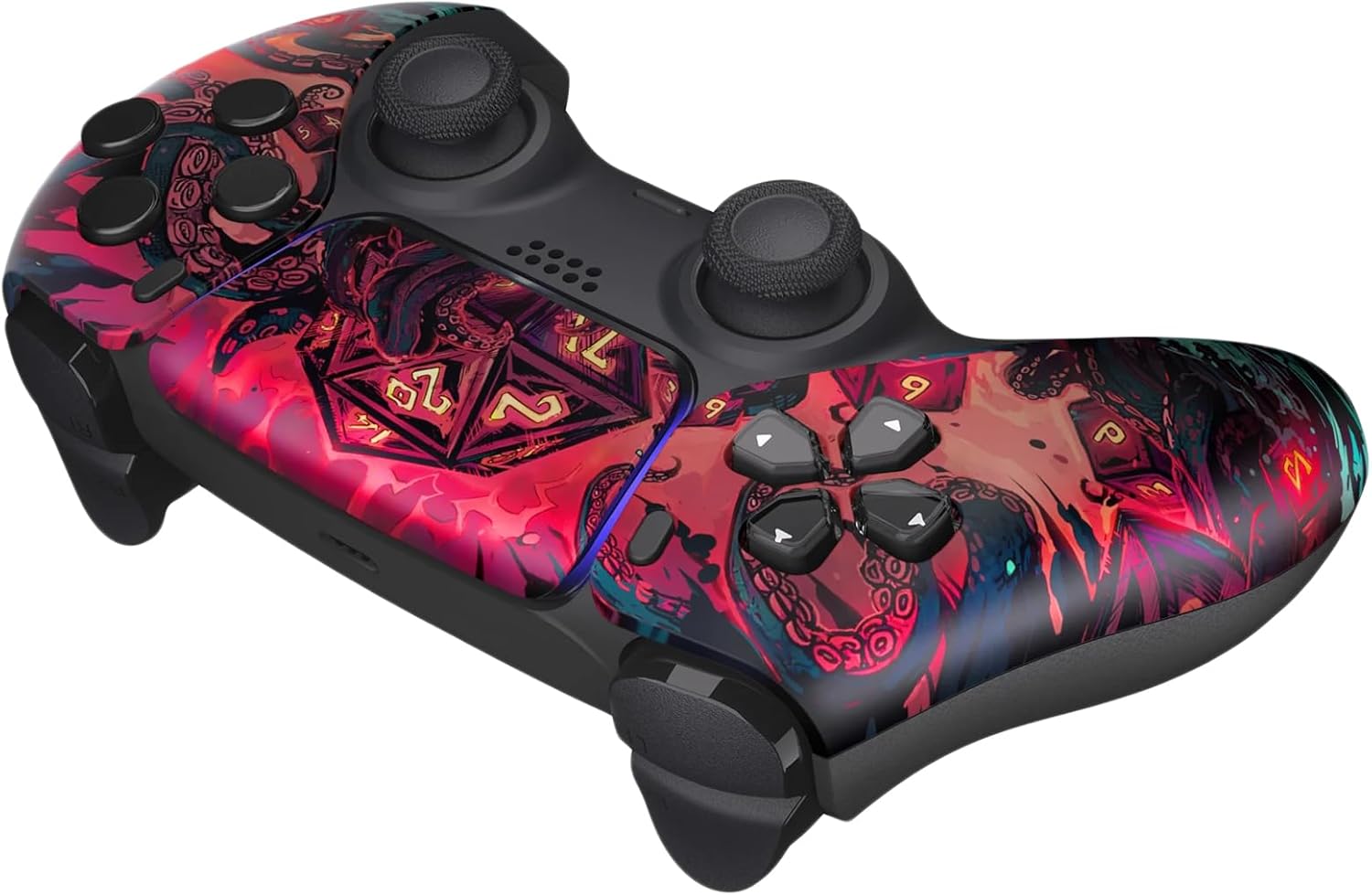 Back. ProControllers - Custom Wireless Controller for PS5 - Colorful Squid.