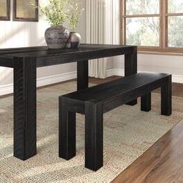 Plank+Beam - Rustic Dining Bench (57.9in / 1470mm) - Rustic Char