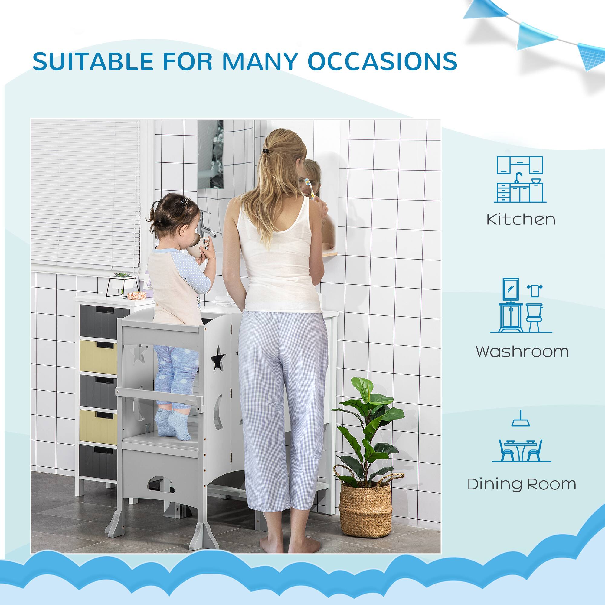 SUITABLE FOR MANY OCCASIONS

Kitchen  
Washroom  
Dining Room