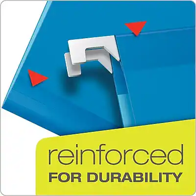 Multiple Folder File Pendaflex Ready Tab Extra Capacity Reinforced Hanging File Folders, 5 ...