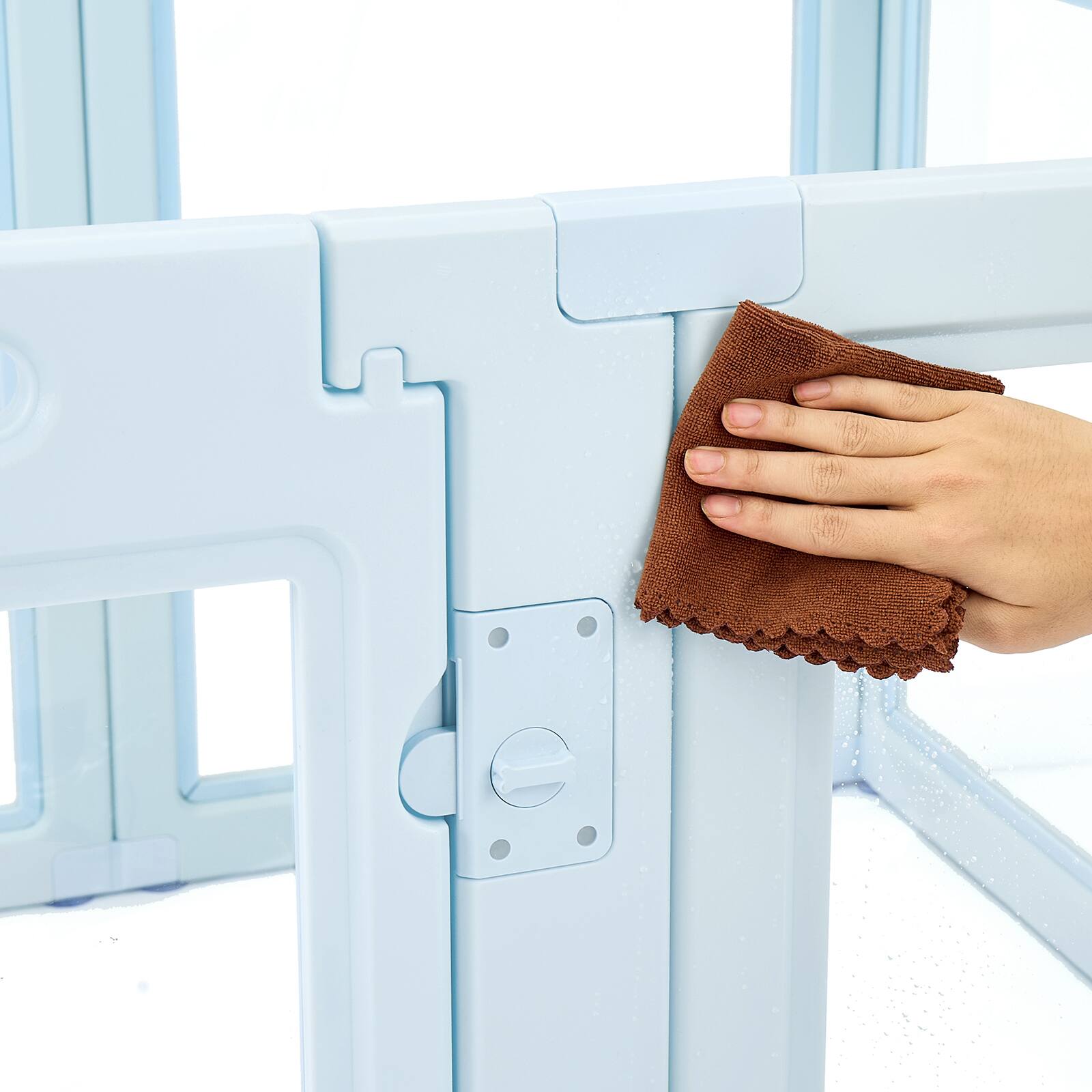 Alt View 5. VEVOR - Dog Whelping Box, 76x49x30 in Plastic Dog Whelping Pen for Large Sized Dogs, Waterproof Puppy Playpen.