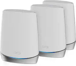 NETGEAR - Refurbished Excellent - Orbi TriBand Mesh WiFi 3 Router 2 Satellite Extender RBK753S-100NAS