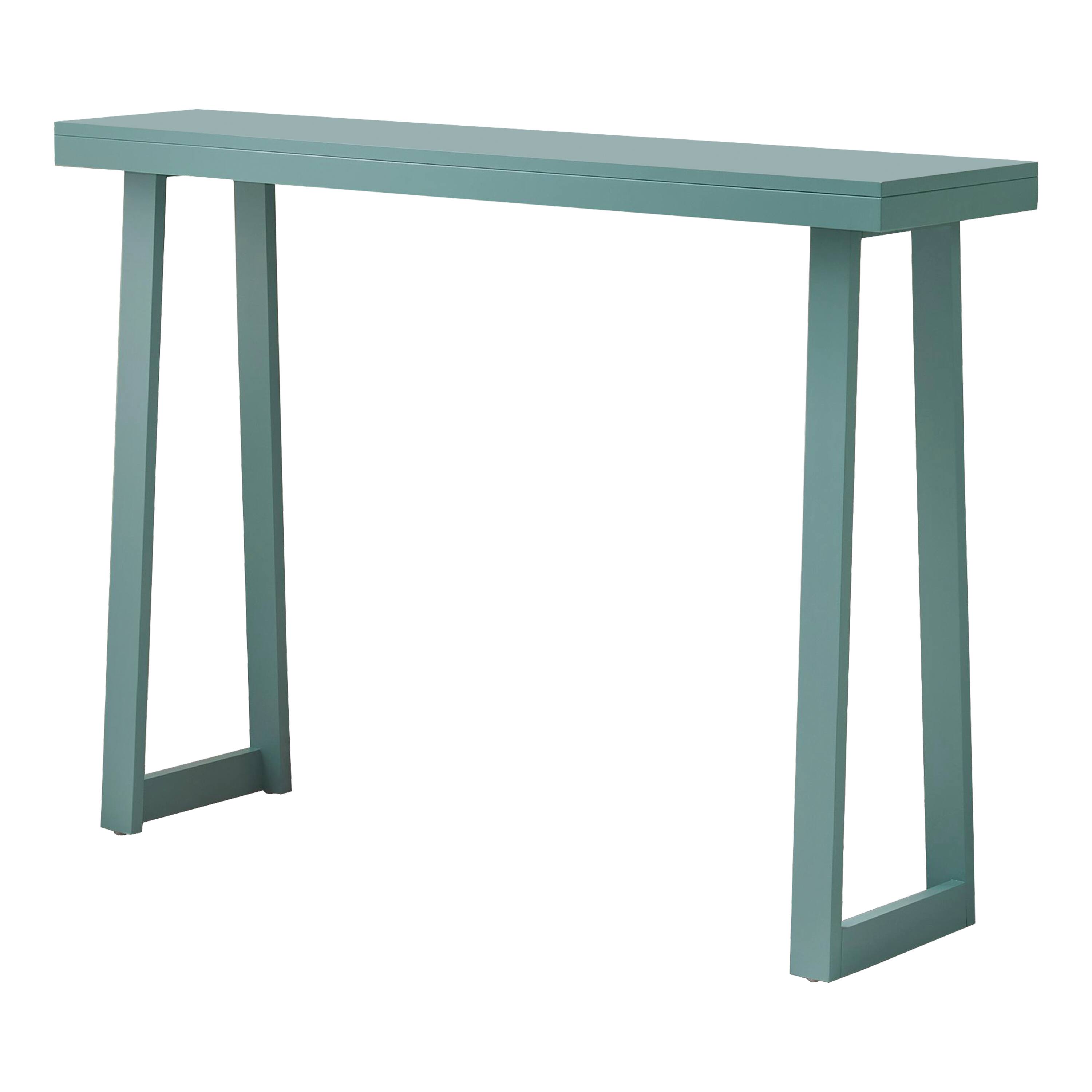 Angle. Kings Brand Furniture - Kings Brand Furniture Claude Narrow Console Table - Light/Pastel Blue.